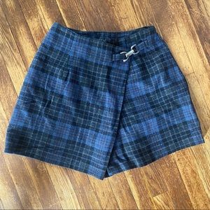Plaid Skort
